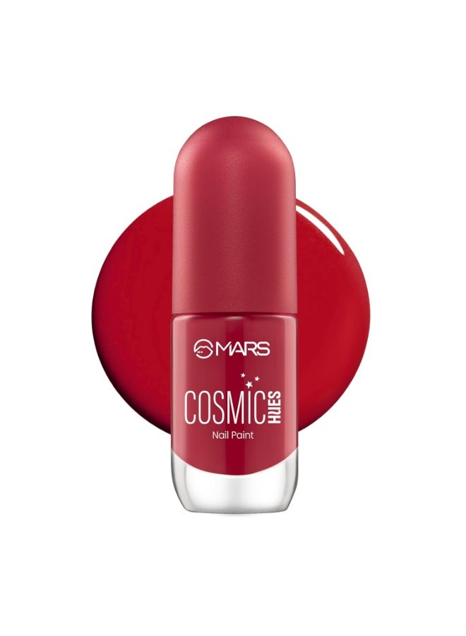 MARS Cosmic Hues Nail Paint (10.0 ml) (02-DRACO RED) | Intense Color | Ultra-Glossy Shine | Long-Lasting & Chip-Resistant | Non-Sticky | Quick-Drying Formula - Image 1